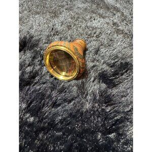 Vintage Van Cort Instruments Dragonfly Kaleidoscope 1987 Prism Lens Wood